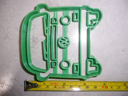 Vintage 1970s Groovy Bus Hippy Van Front End View Cookie Cutter USA PR3252