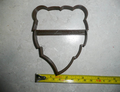 Bear Face Head Outline Furry Wild Animal Outdoors Cookie Cutter USA PR3254
