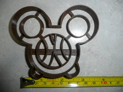 Mickey Mouse Head Pretzel Snack Food Cartoon Character Cookie Cutter USA PR3305