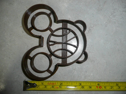 Mickey Mouse Head Pretzel Snack Food Cartoon Character Cookie Cutter USA PR3305