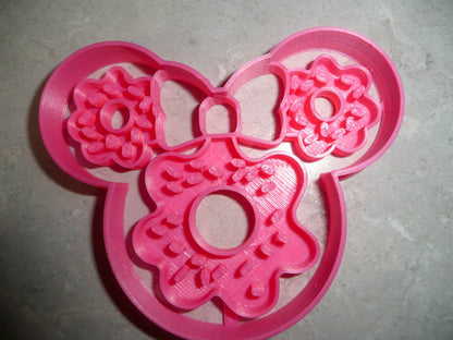 Minnie Mouse Head Donut Doughnut Snack Breakfast Food Cookie Cutter USA PR3310