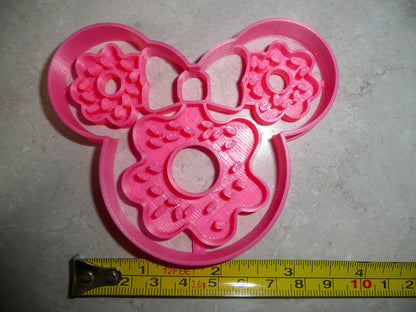 Minnie Mouse Head Donut Doughnut Snack Breakfast Food Cookie Cutter USA PR3310