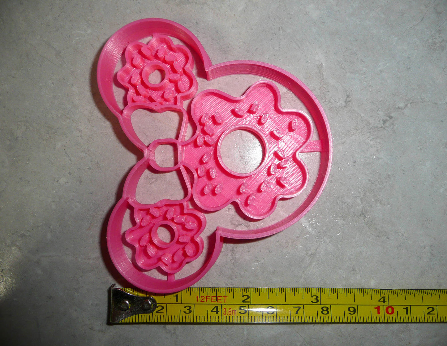 Minnie Mouse Head Donut Doughnut Snack Breakfast Food Cookie Cutter USA PR3310