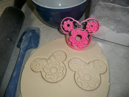 Minnie Mouse Head Donut Doughnut Snack Breakfast Food Cookie Cutter USA PR3310