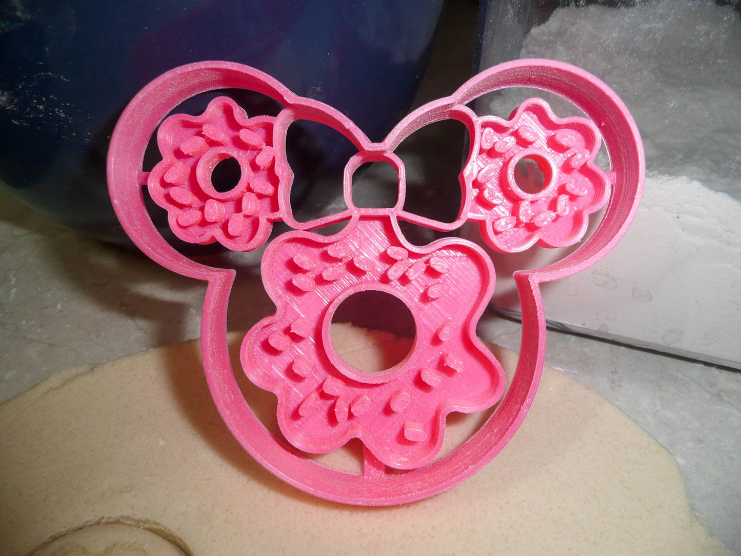 Minnie Mouse Head Donut Doughnut Snack Breakfast Food Cookie Cutter USA PR3310