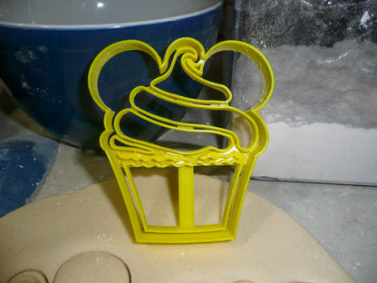 Mickey Mouse Ears Cupcake Cake Dessert Snack Food Cookie Cutter USA PR3311