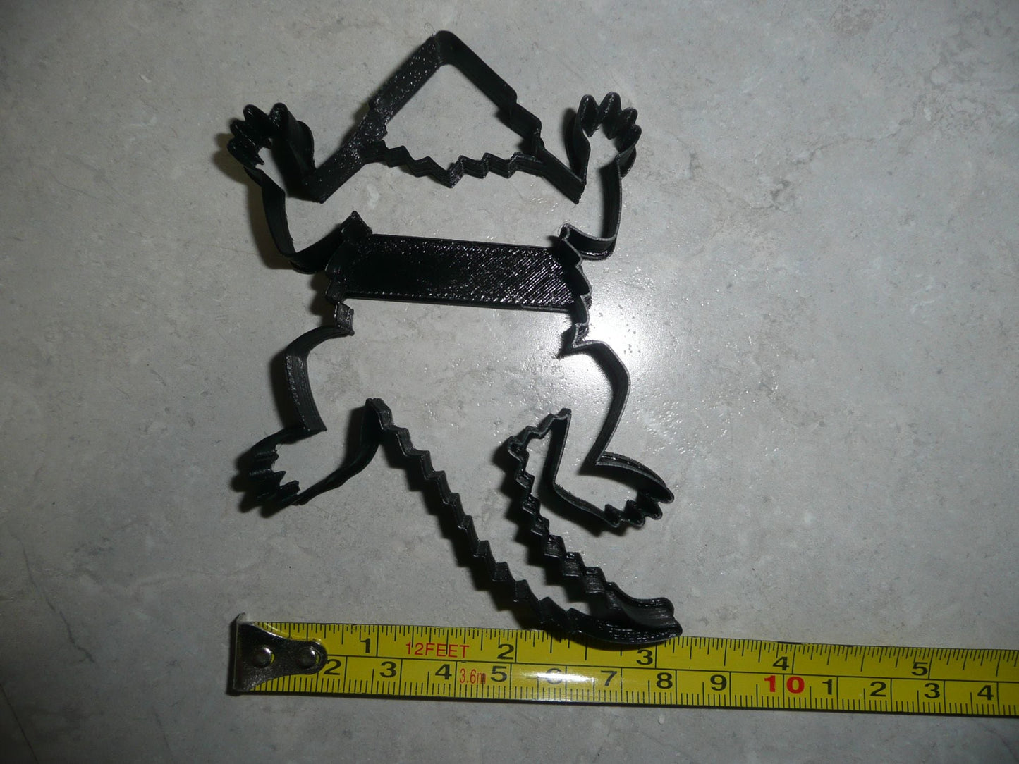 Horned Frog Toad Lizard Tropical Amphibian Animal Cookie Cutter USA PR3355