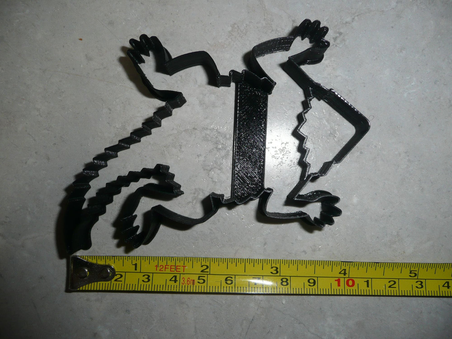 Horned Frog Toad Lizard Tropical Amphibian Animal Cookie Cutter USA PR3355