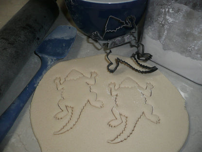 Horned Frog Toad Lizard Tropical Amphibian Animal Cookie Cutter USA PR3355