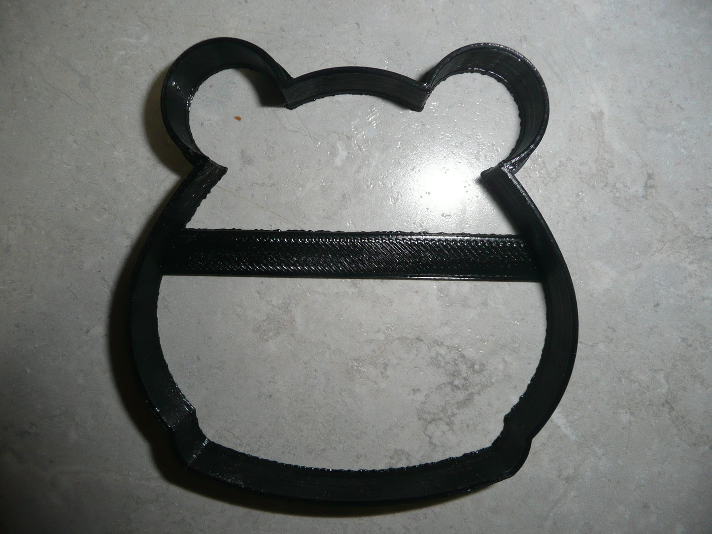 Bear Face Head Outline Cartoon Style Plush Teddy Animal Cookie Cutter USA PR3360