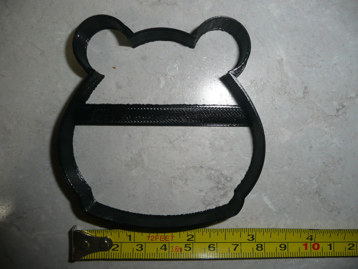Bear Face Head Outline Cartoon Style Plush Teddy Animal Cookie Cutter USA PR3360
