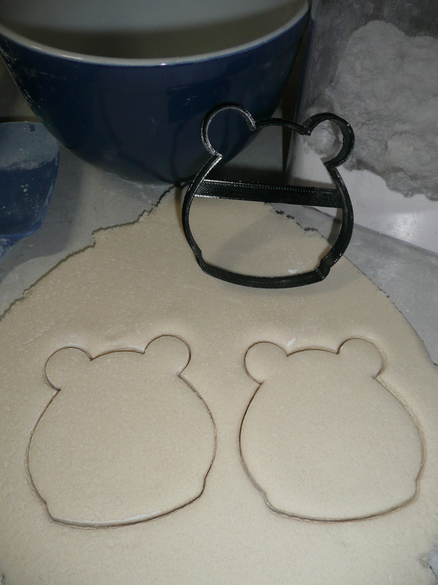 Bear Face Head Outline Cartoon Style Plush Teddy Animal Cookie Cutter USA PR3360