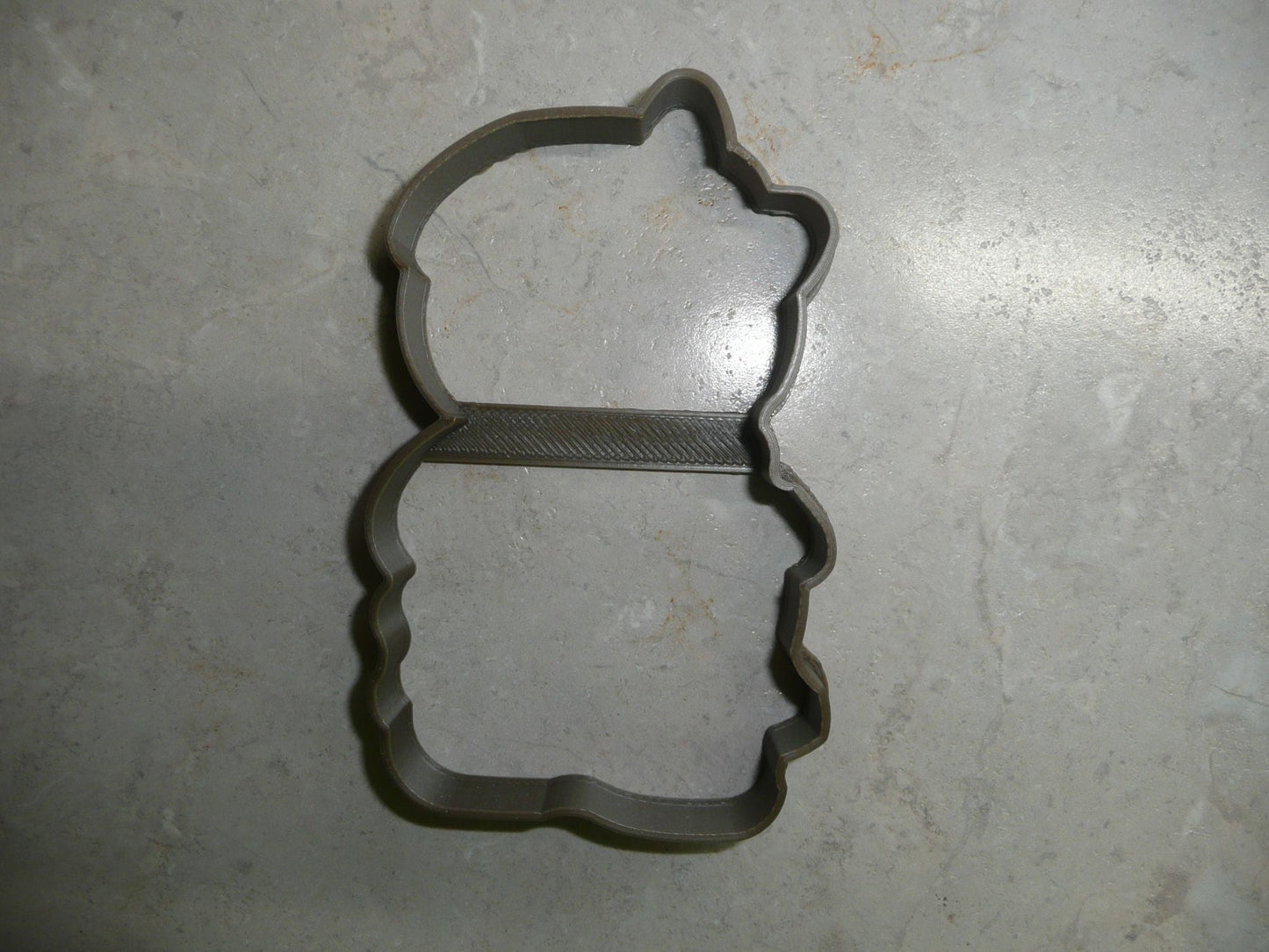 Gingerbread Girl with Bow Outline Christmas Cookie Cutter USA PR3143