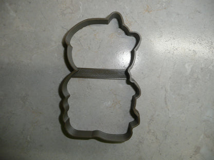 Gingerbread Girl with Bow Outline Christmas Cookie Cutter USA PR3143
