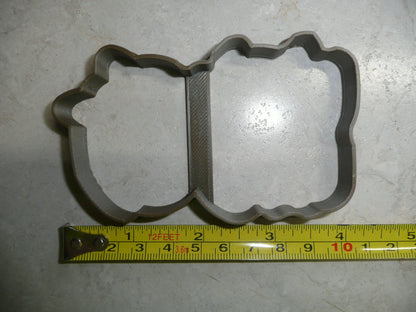 Gingerbread Girl with Bow Outline Christmas Cookie Cutter USA PR3143