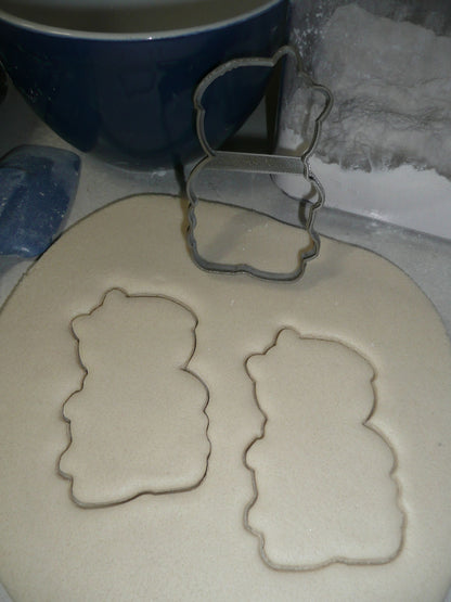 Gingerbread Girl with Bow Outline Christmas Cookie Cutter USA PR3143