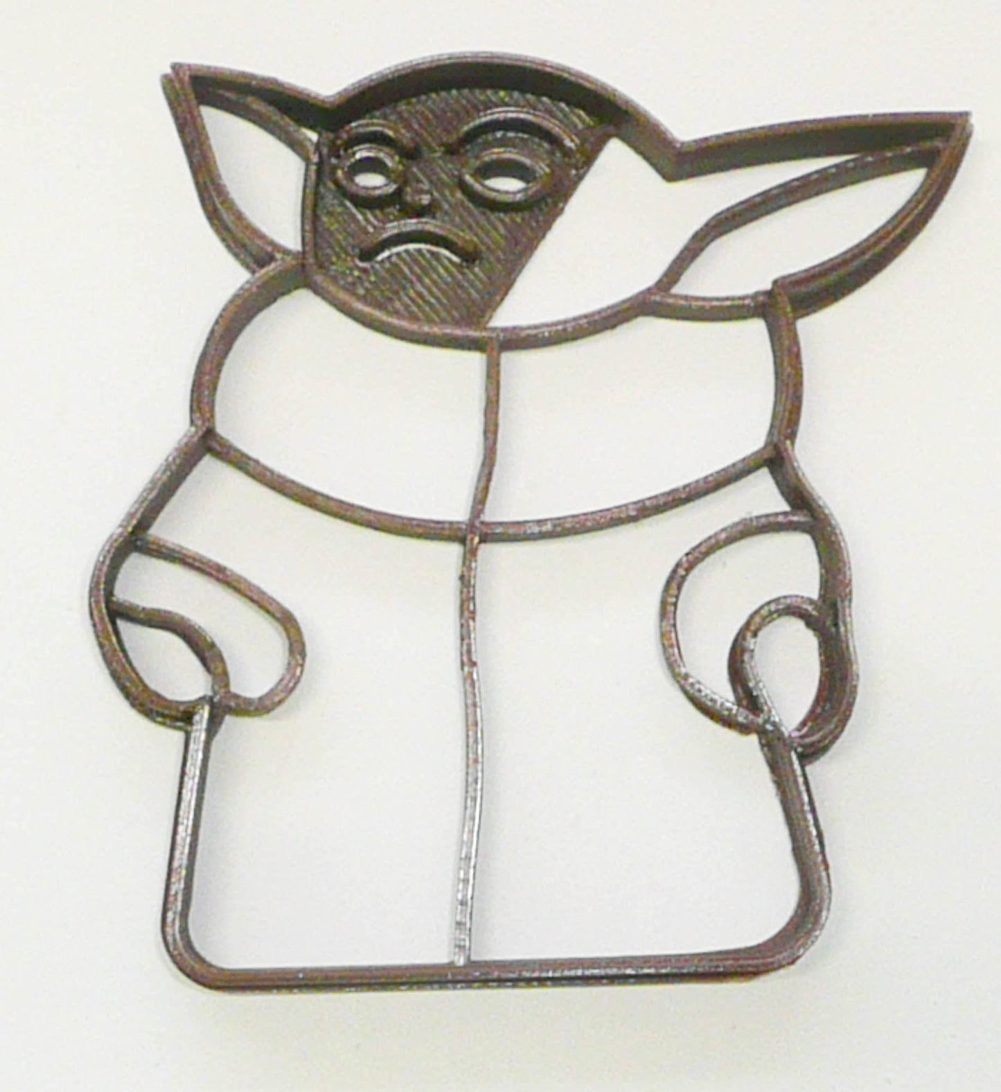 6x Baby Yoda Grogu Pose 2 Fondant Cutter Cupcake Topper 1.75 IN USA FD3322