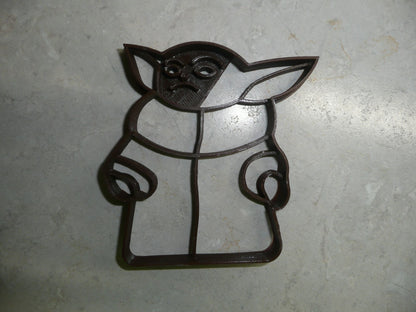 Baby Yoda Adorable Space Child Pose 2 Star Wars Cookie Cutter USA PR3322
