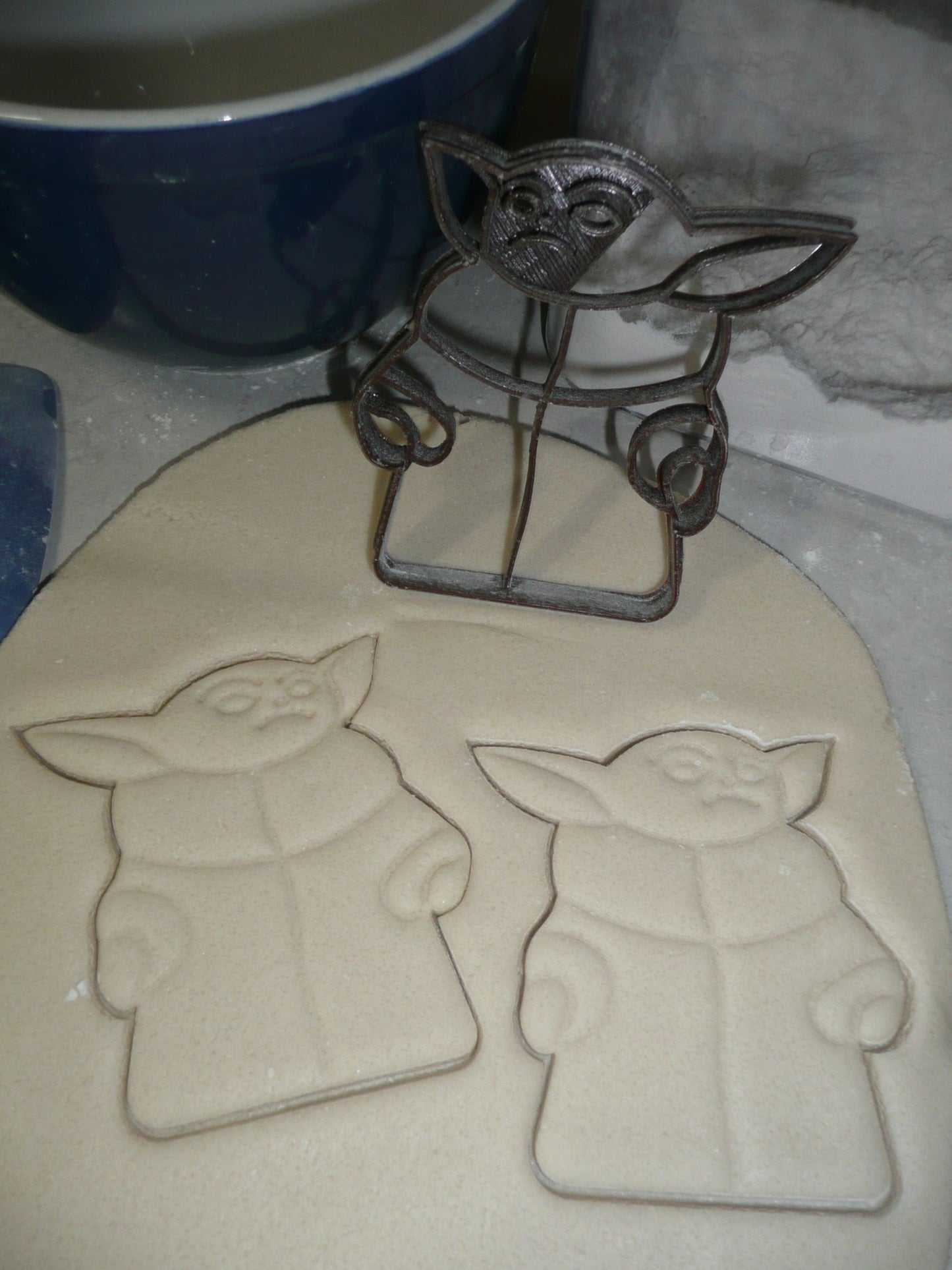 Baby Yoda Adorable Space Child Pose 2 Star Wars Cookie Cutter USA PR3322