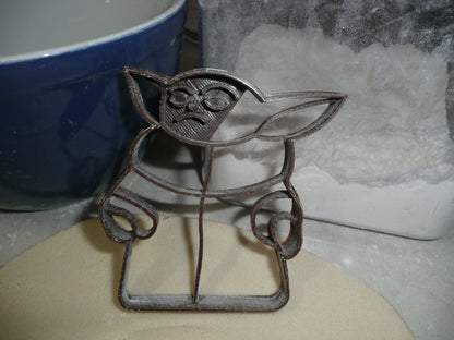 Baby Yoda Adorable Space Child Pose 2 Star Wars Cookie Cutter USA PR3322