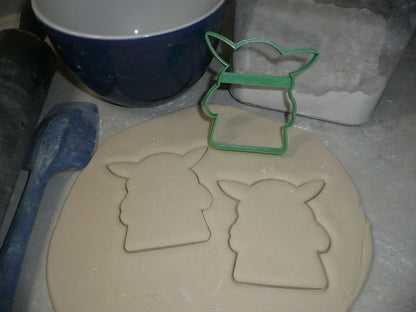 Baby Yoda Outline Pose 1 Adorable Space Child Star Wars Cookie Cutter USA PR3356