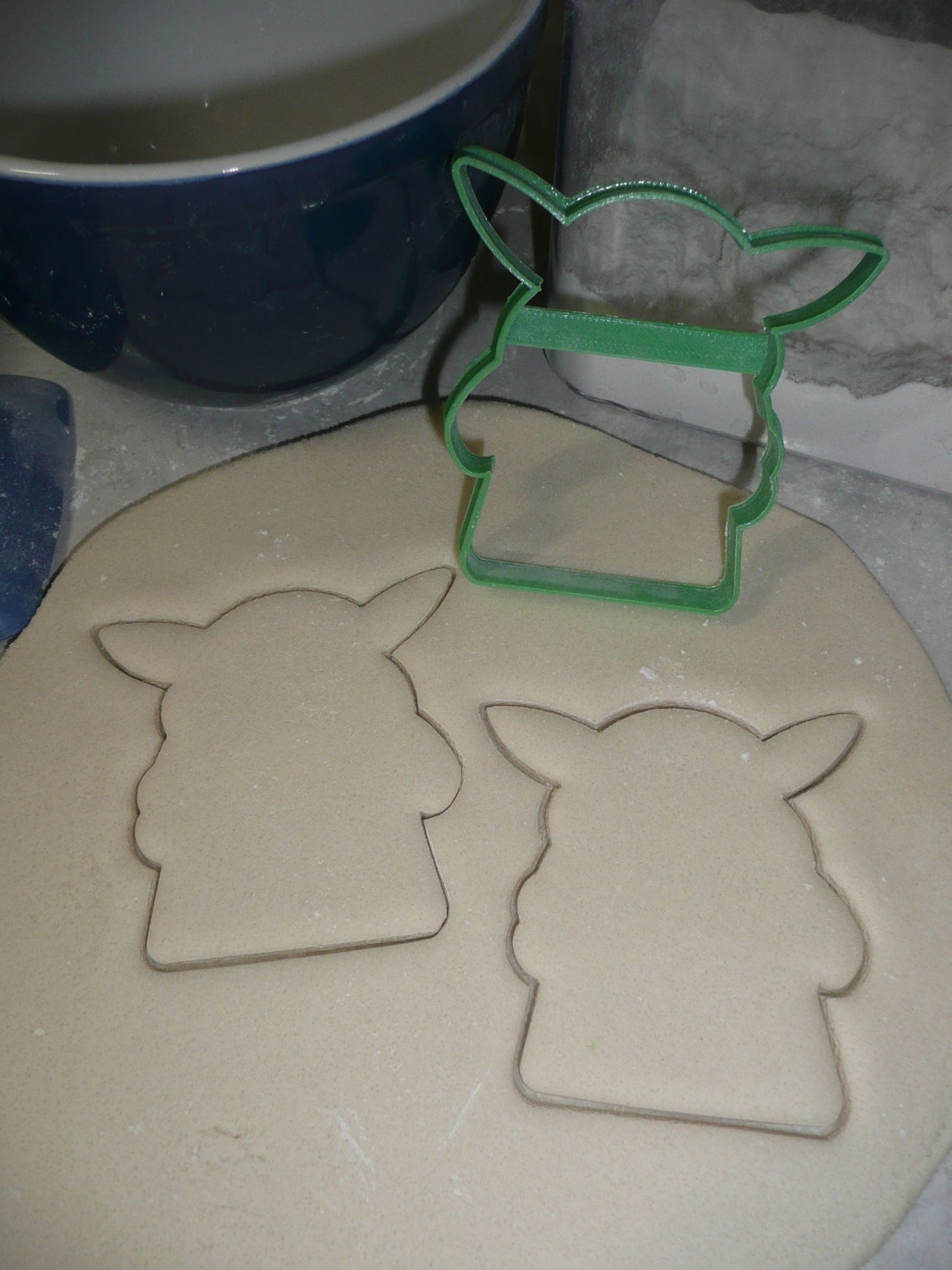 Baby Yoda Outline Pose 1 Adorable Space Child Star Wars Cookie Cutter USA PR3356
