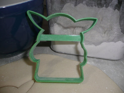 Baby Yoda Outline Pose 1 Adorable Space Child Star Wars Cookie Cutter USA PR3356