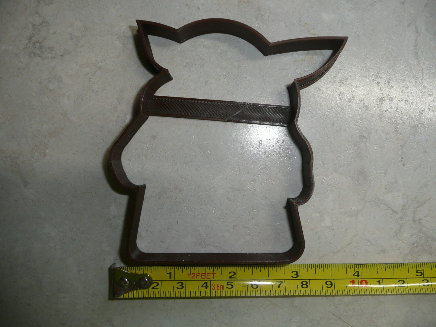 Baby Yoda Outline Pose 2 Adorable Space Child Star Wars Cookie Cutter USA PR3357