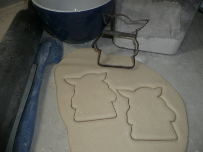 Baby Yoda Outline Pose 2 Adorable Space Child Star Wars Cookie Cutter USA PR3357