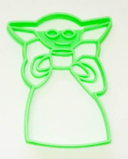 Baby Yoda Coffee Soup Adorable Space Child Star Wars Cookie Cutter USA PR3362