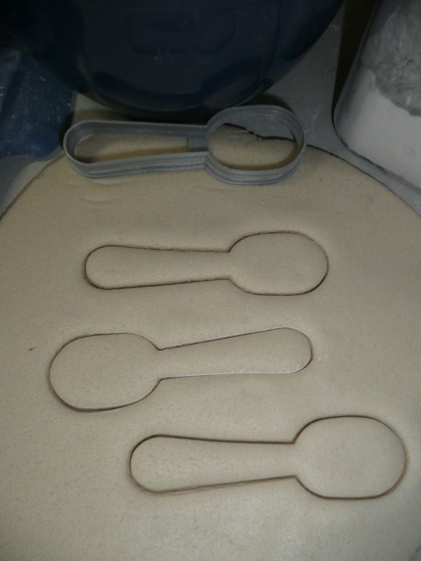 Spoon Outline Flatware Cutlery Utensil Cookie Cutter Baking Tool USA PR3403