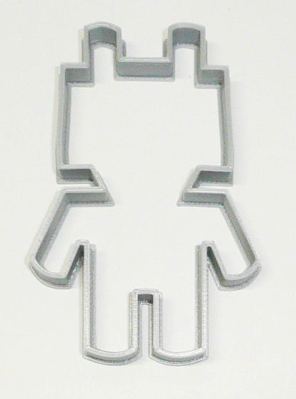 6x Robot Outline Science Fondant Cutter Cupcake Topper 1.75" USA FD2292