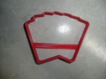 Royal Flush Card Fan Outline Poker Game Cookie Cutter USA PR3386