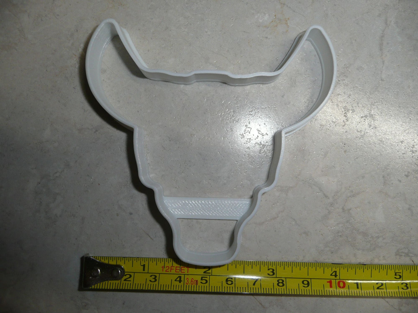 Cow Skull Outline Tattoo Symbol Protection Courage Cookie Cutter USA PR3389