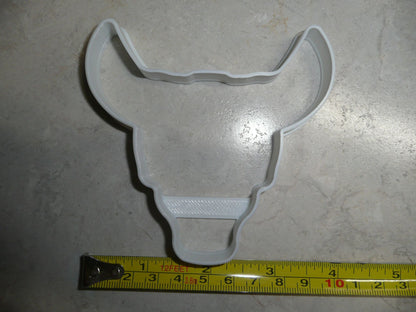 Cow Skull Outline Tattoo Symbol Protection Courage Cookie Cutter USA PR3389