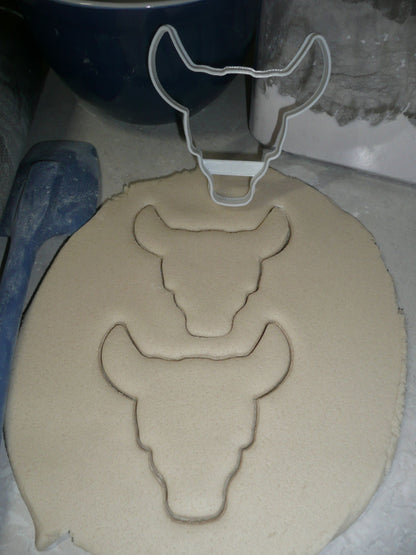 Cow Skull Outline Tattoo Symbol Protection Courage Cookie Cutter USA PR3389