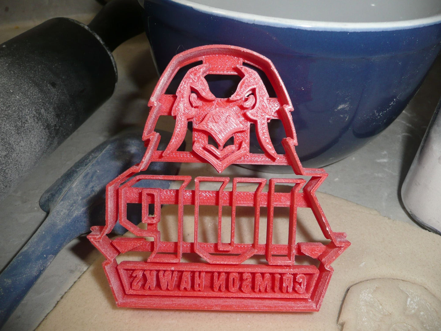 IUP Indiana University Pennsylvania Crimson Hawks Cookie Cutter USA PR3381