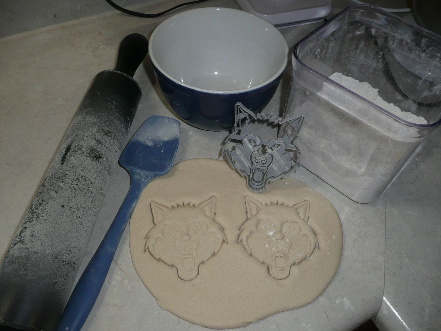 Wolf Face Detailed Wild Animal Canine Baking Tool Cookie Cutter USA PR3382