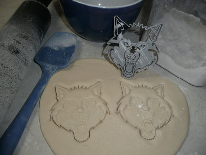 Wolf Face Detailed Wild Animal Canine Baking Tool Cookie Cutter USA PR3382