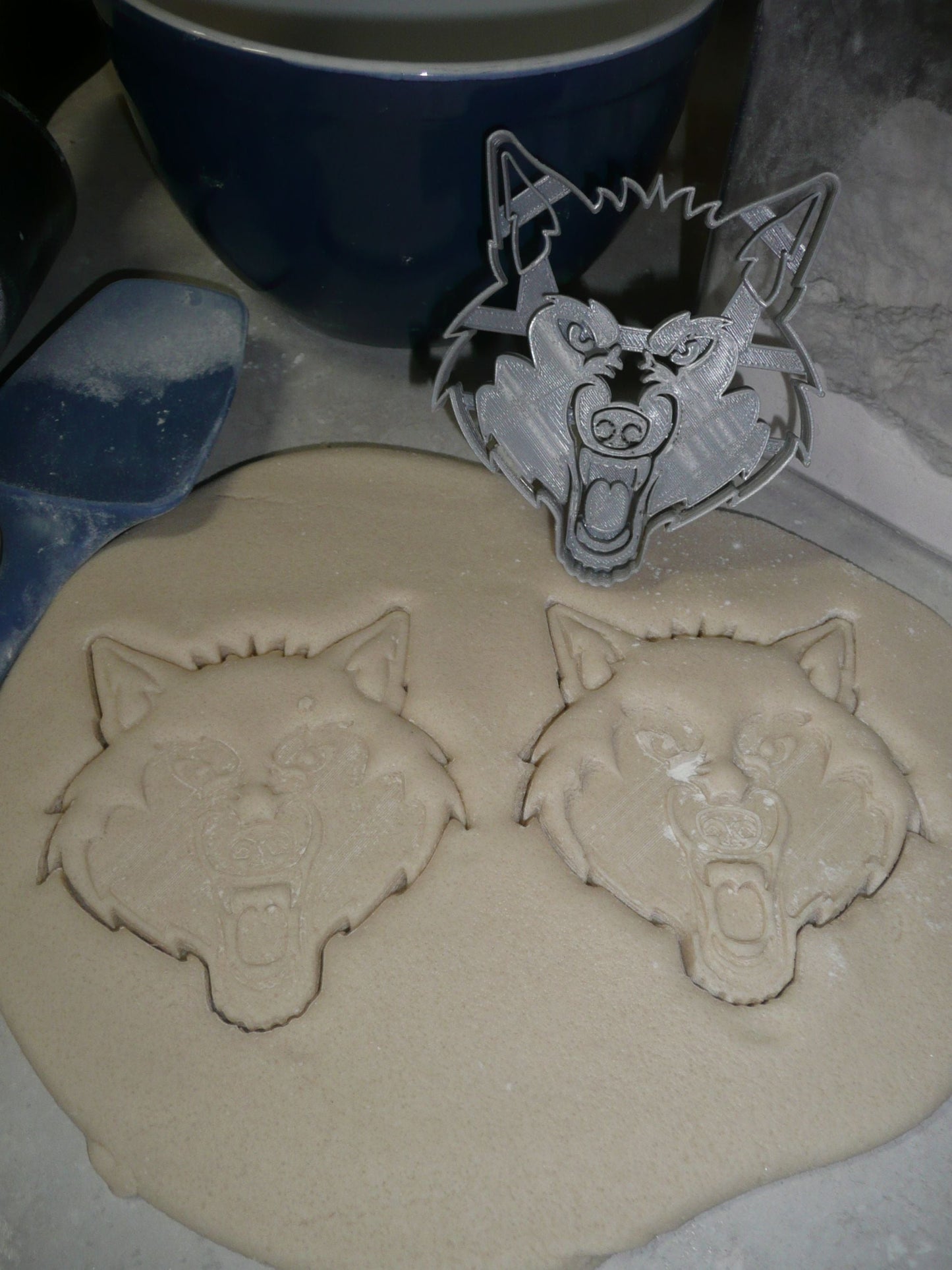 Wolf Face Detailed Wild Animal Canine Baking Tool Cookie Cutter USA PR3382