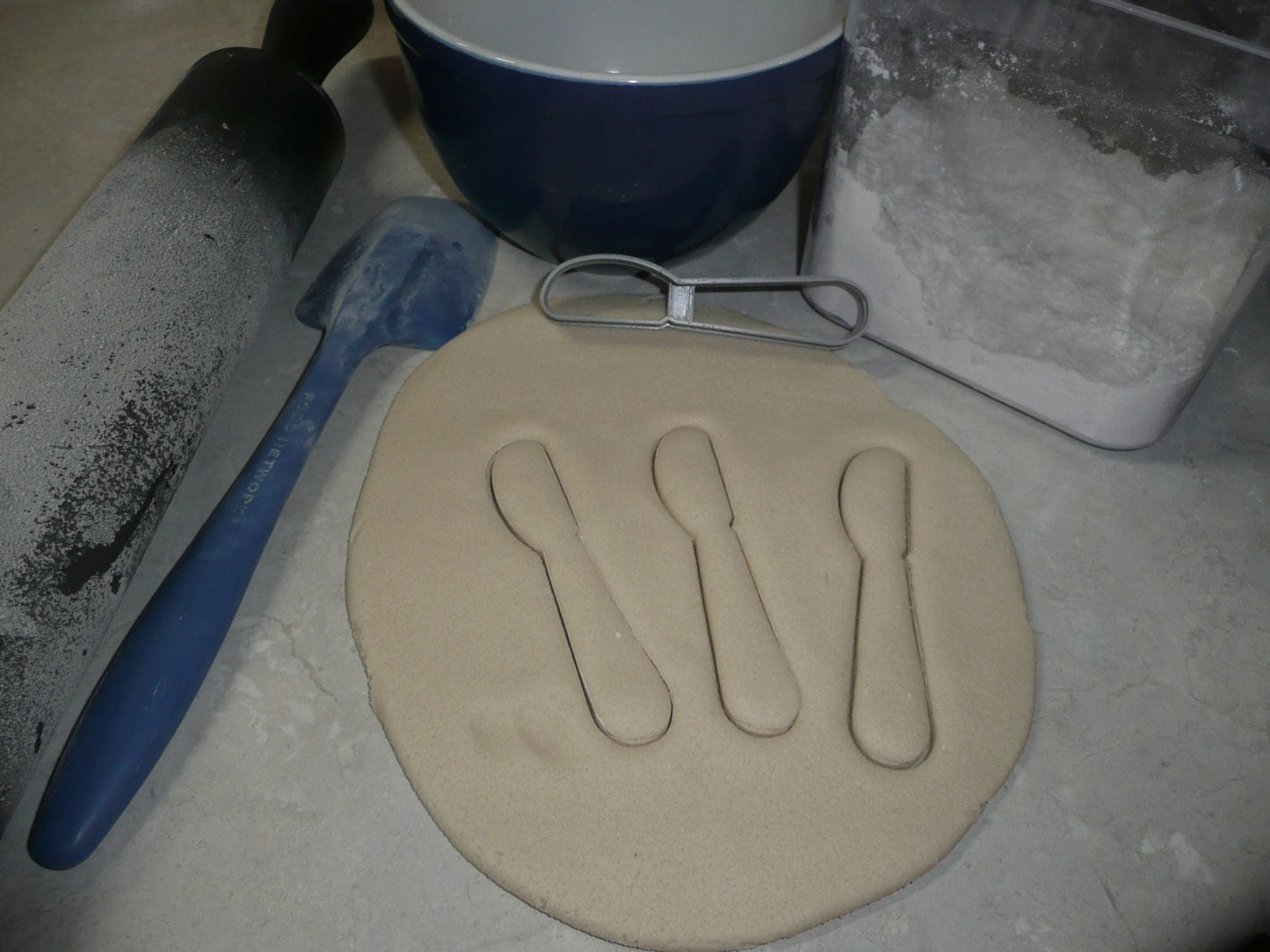 Knife Outline Flatware Cutlery Utensil Cookie Cutter Baking Tool USA PR3405
