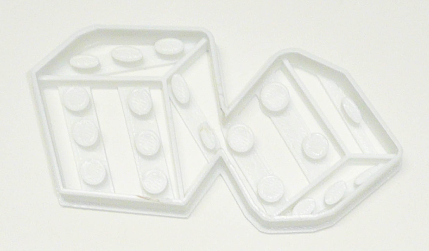 Pair Of Dice Board Game Roll Cards Poker Cookie Cutter Baking Tool USA PR3387