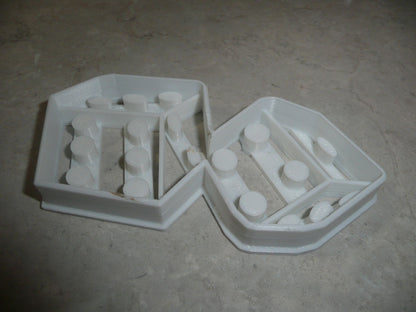 Pair Of Dice Board Game Roll Cards Poker Cookie Cutter Baking Tool USA PR3387