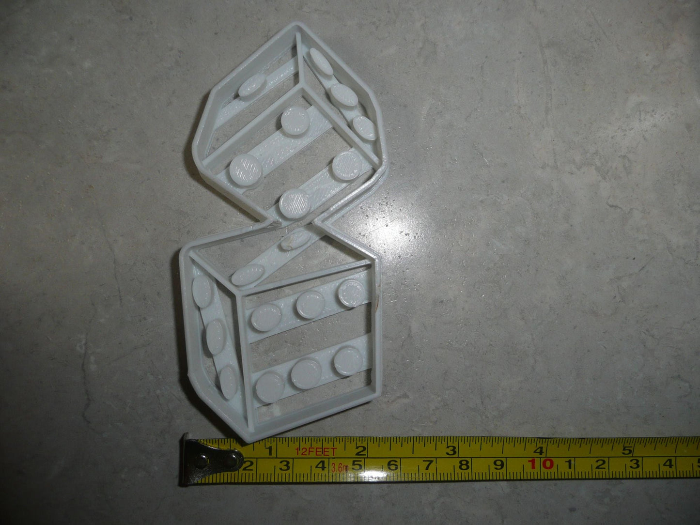 Pair Of Dice Board Game Roll Cards Poker Cookie Cutter Baking Tool USA PR3387