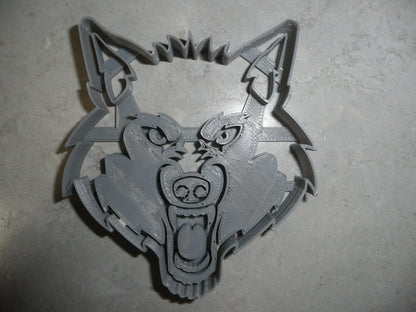 Wolf Face Detailed Wild Animal Canine Baking Tool Cookie Cutter USA PR3382