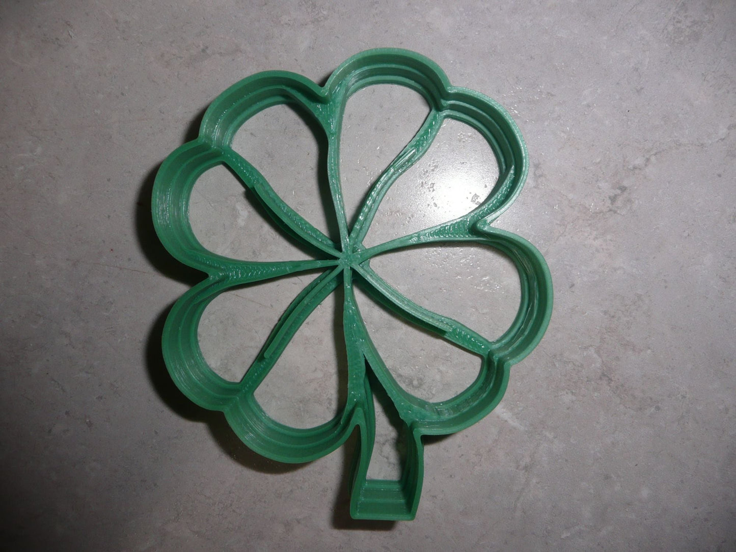 Cloverleaf Lucky 4 Leaf Clover Shamrock Good Luck Cookie Cutter USA PR2288