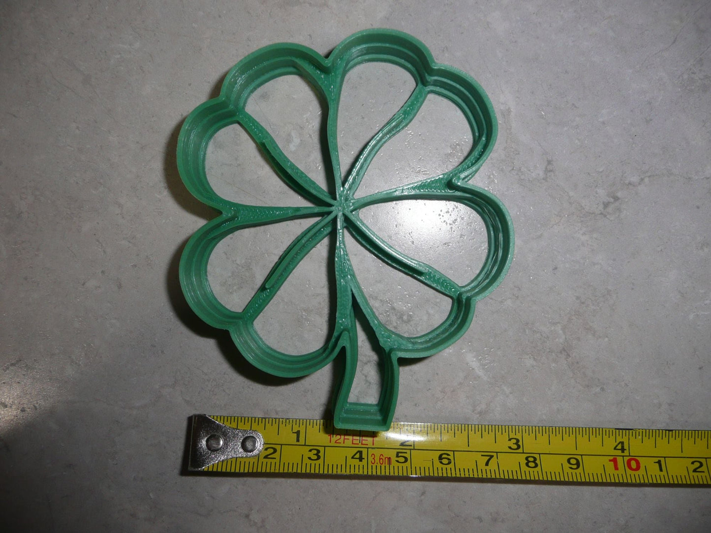 Cloverleaf Lucky 4 Leaf Clover Shamrock Good Luck Cookie Cutter USA PR2288