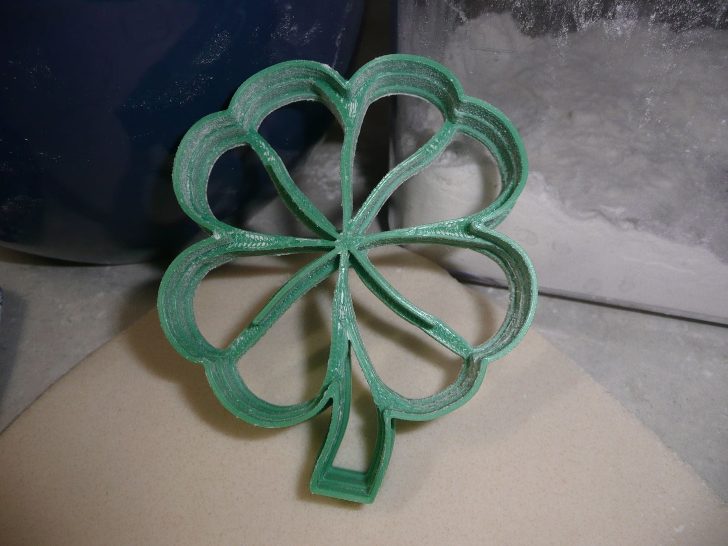 Cloverleaf Lucky 4 Leaf Clover Shamrock Good Luck Cookie Cutter USA PR2288