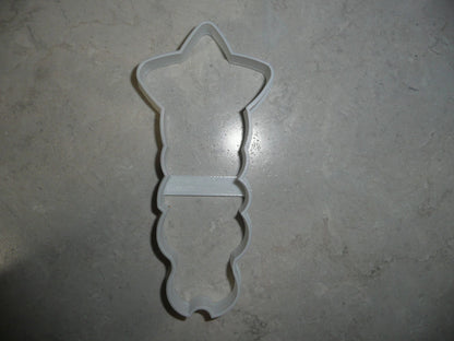 Fairy Wand Outline Princess Make Believe Cookie Cutter USA PR3172
