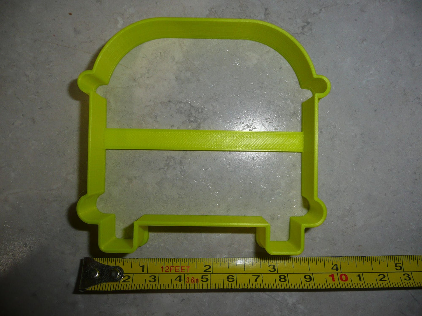 School Bus Schoolbus Front Outline Student Transport Cookie Cutter USA PR3369